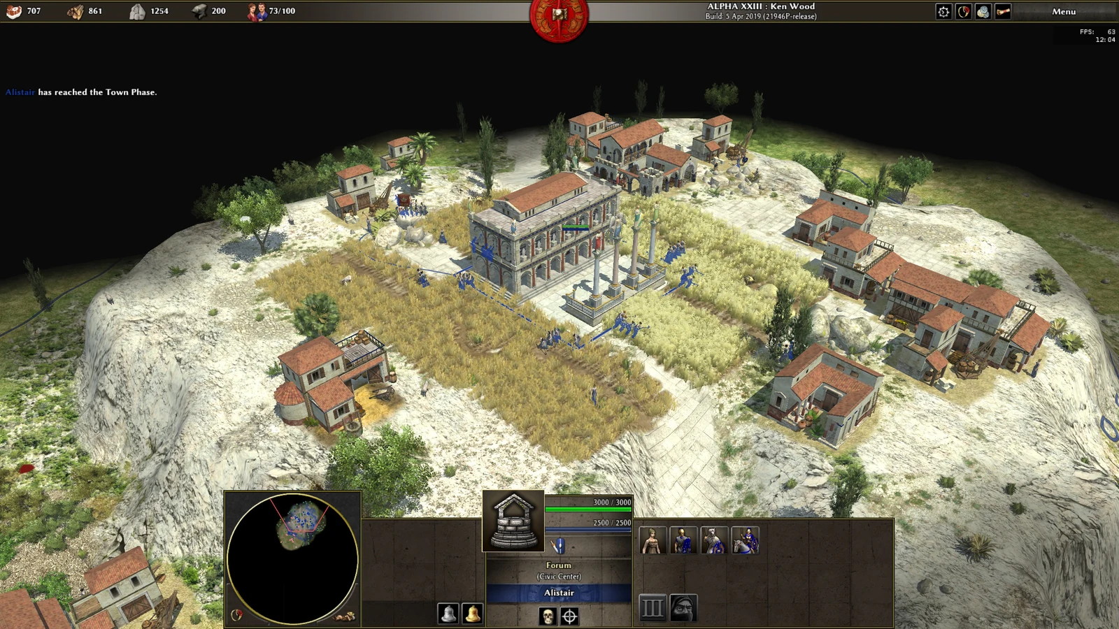 0 A.D. real-time strategy gameplay from a freely licensed game.