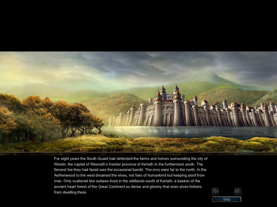 Battle for Wesnoth campaign map from a freely licensed strategy RPG.