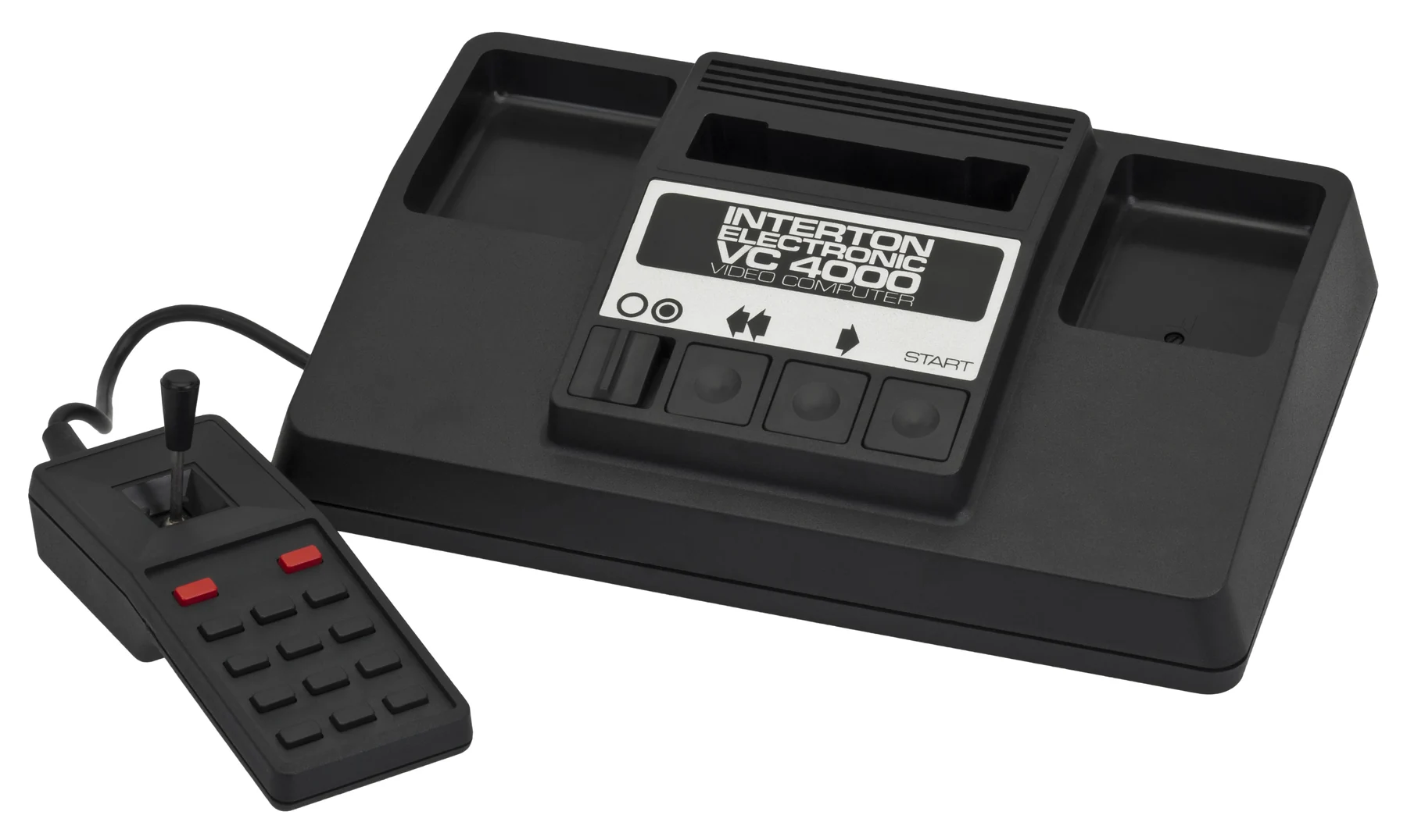 Interton VC 4000 second-generation video game console and controller