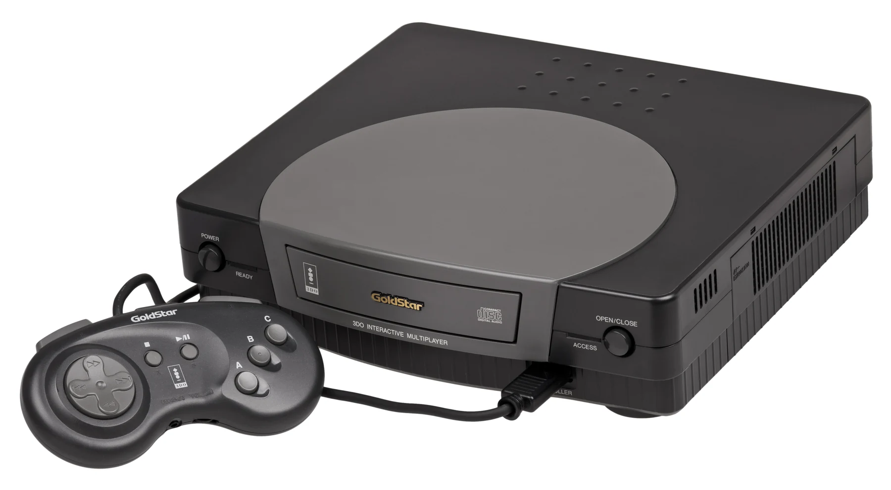 GoldStar 3DO console and controller, representing a milestone in gaming hardware